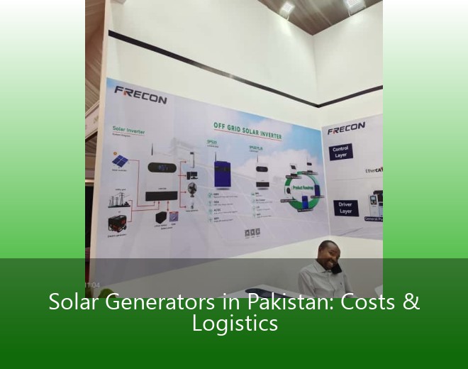 Solar Generators in Pakistan: Costs & Logistics